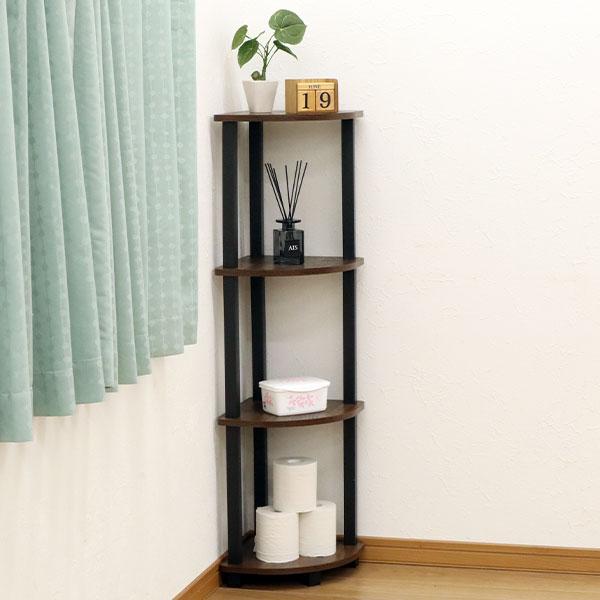 LE CREUSET コーナーラック 4段 ブラック LE CREUSET コーナーラック 4段 ブラック 見せる収納】LE