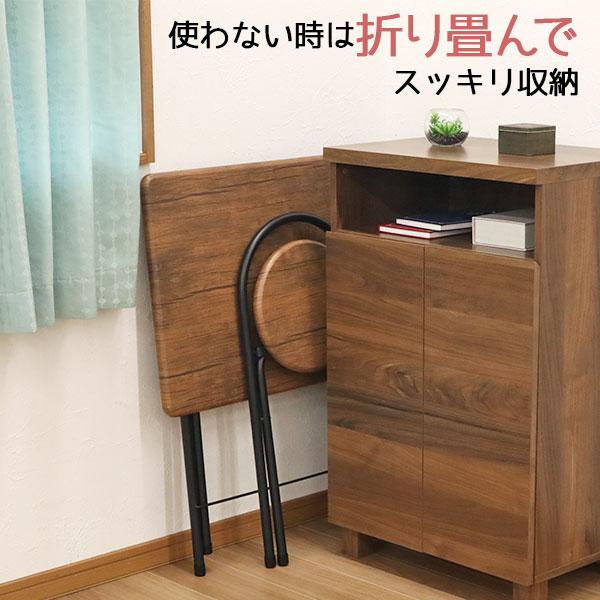 デスク チェア セット 折りたたみ テーブル 椅子 おしゃれ ハイタイプ
