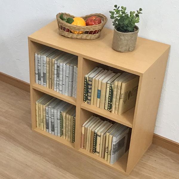 すき間収納棚 幅60cm (約)奥行30cm 高さ60cm カラーボックス 2段 奥行