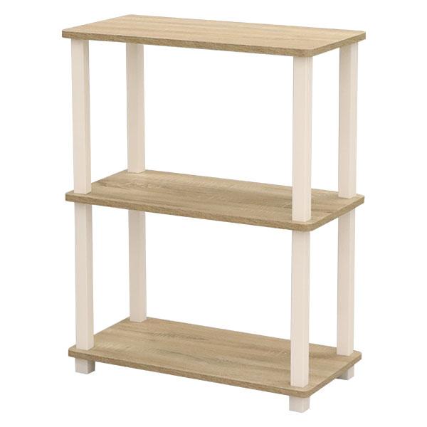 収納ラック 3段 オープンラック3段 工具不要 簡単組立 幅60cm(59cm