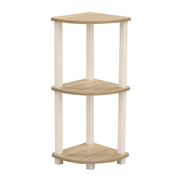 収納ラック コーナーラック 3段 工具不要 簡単組立 3段ラック 3段