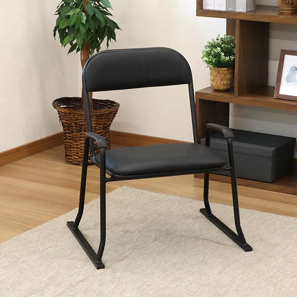 座椅子 高座椅子 座面高さ36cm 肘掛け 座敷椅子 楽座椅子(3脚セット