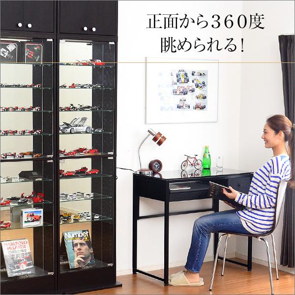 コレクションラック ルーク専用ミラー2枚セット ハイタイプ専用(浅型