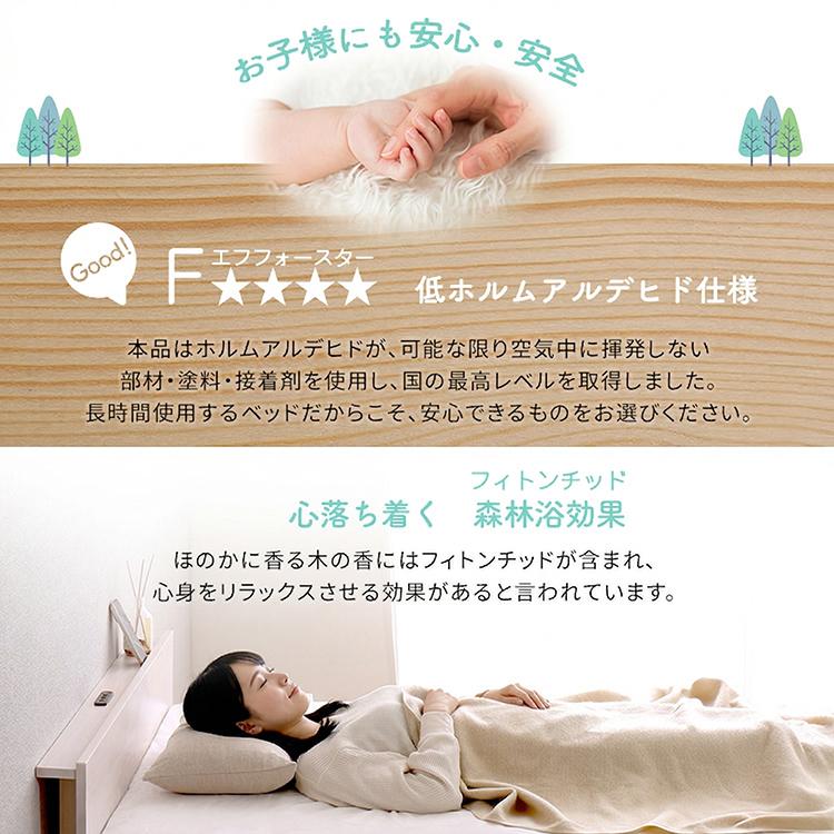 ベッド ヘッドボードのみ 後付け シングル コンセント付き 収納 棚