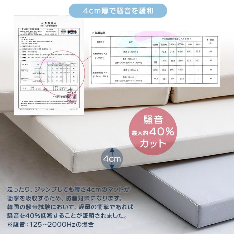 プレイマット 折りたたみ式 抗菌 防水 安心素材 120×160 防音対策 お