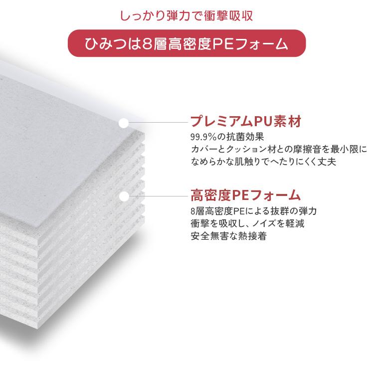 プレイマット 折りたたみ式 抗菌 防水 安心素材 120×160 防音対策 お