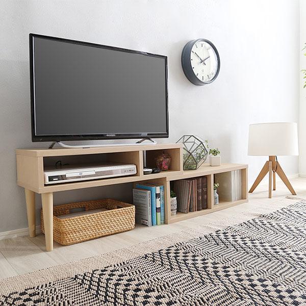 ナチュラルウッドのオープンシェルフテレビ台 ntu-7045r_001.jpg