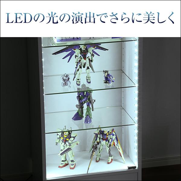 コレクションラック ルーク専用 LEDテープライト USB 長さ169cm 2本