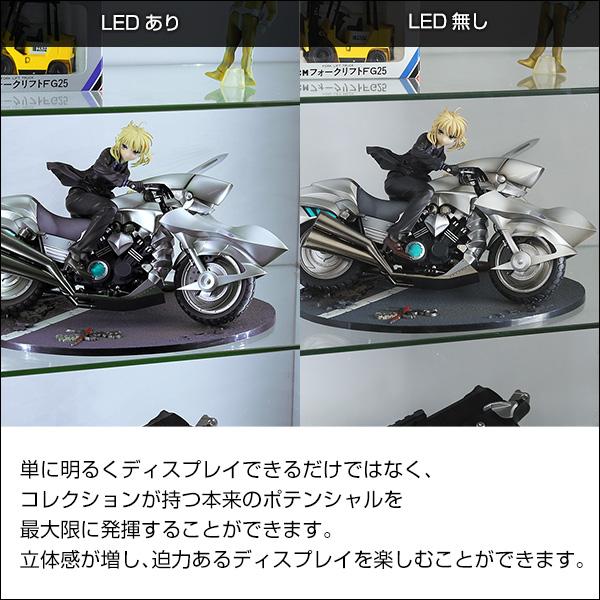 コレクションラック ルーク専用 LEDテープライト USB 長さ169cm 2本