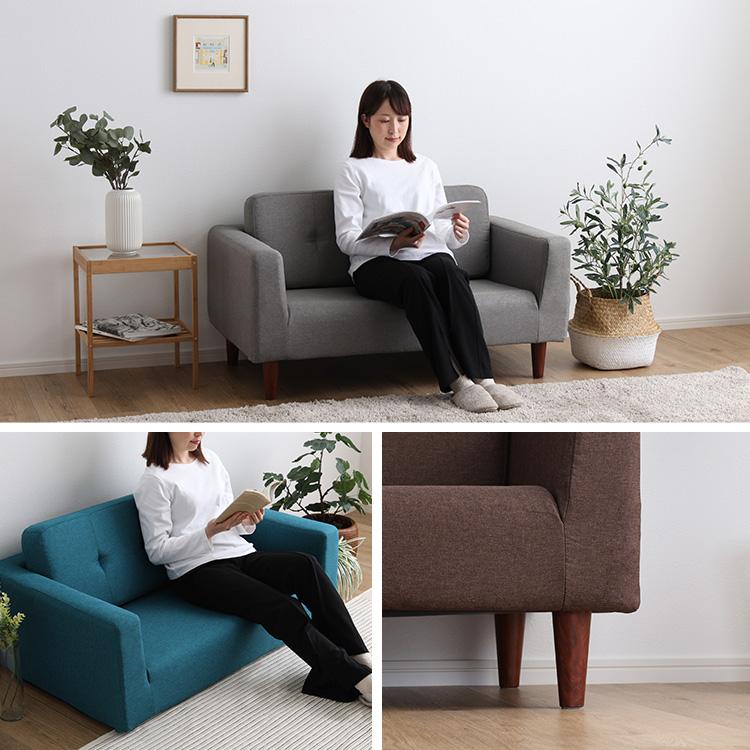 ソファ 2人掛け 幅112cm 座面高さ30cm ほぼ完成品(脚のみ取付 ソファ 2人掛け 幅112cm 座面高さ30cm ほぼ完成品(脚のみ取付