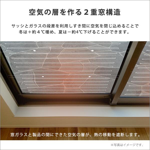 断熱パネル 窓 断熱シート 防寒 パネル 簡単 冬夏兼用 90cm×33cm(12枚