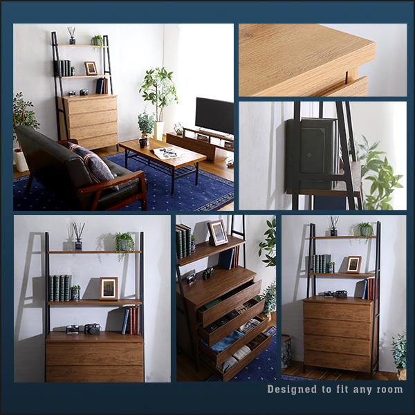 ウッドチェスト ラック 収納棚 アンティーク キッチンラック カフェ