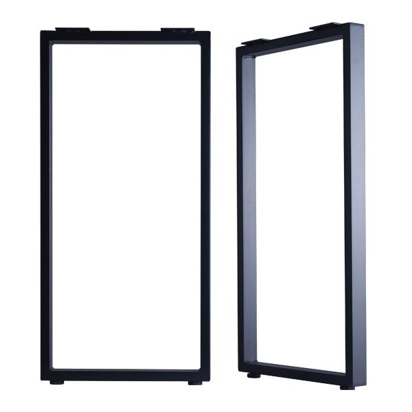 テーブル 脚 パーツ DIY 高さ89.5cm(約高さ90cm) 2本セット ブラック