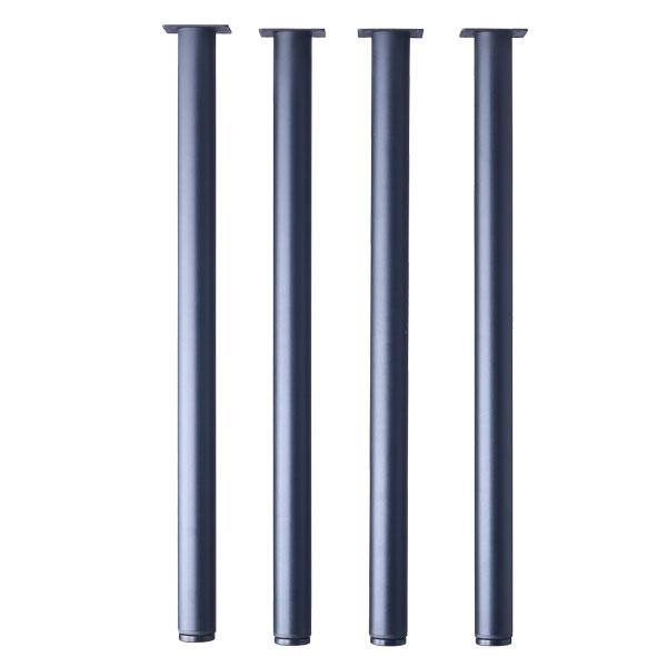 テーブル 脚 パーツ DIY 高さ79.5cm(約高さ80cm) 4本セット ブラック