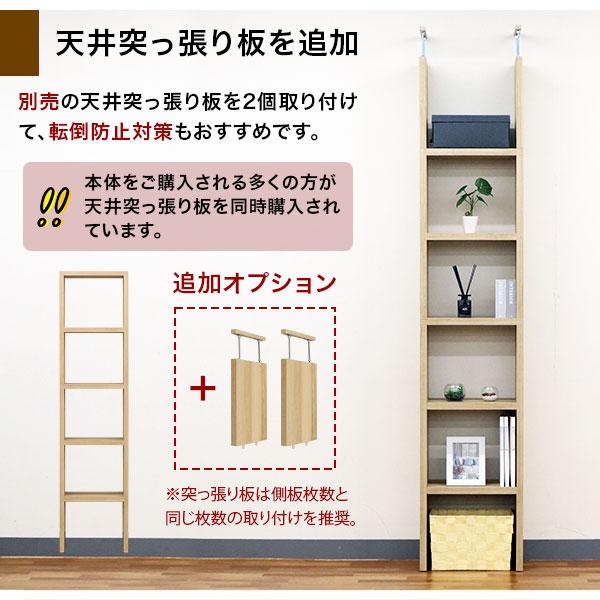 壁面収納 A4対応 本棚 オープンラック 拡張可能 幅46.1cm 奥行