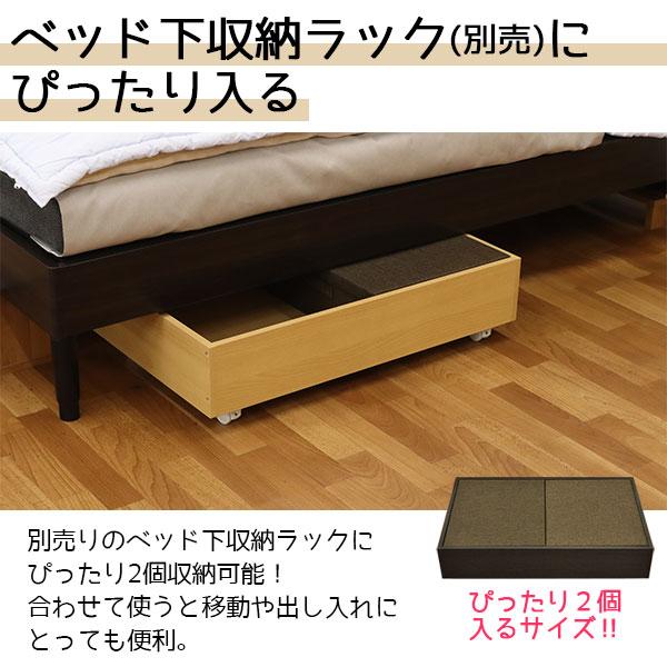 ベッド下収納 ふた付き おしゃれ ベッド下収納ボックス ベッド下 収納