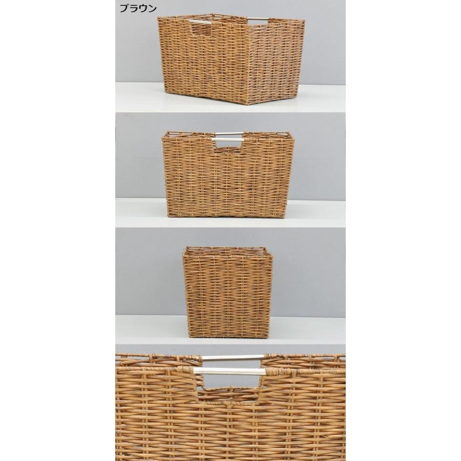 ナチュラルラタン風収納ボックス 6段 カラーボックス インナーボックス 単品 収納ボックス ラタン風 幅38cm