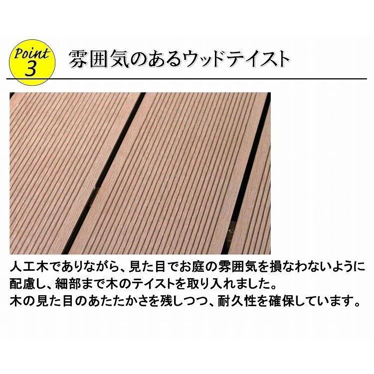 90×60cm 樹脂 パーツ おしゃれ 人工木 頑丈 組立簡単 DIYキット 腐りにくい テラス 縁台 組み合わせ自由 ガーデニング お庭造り 【得】