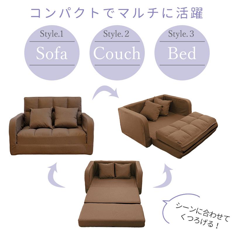 ソファ 折りたたみ コンパクト ソファーベッド 一人 二人掛け ソファ 折りたたみ コンパクト ソファーベッド 一人 二人掛け