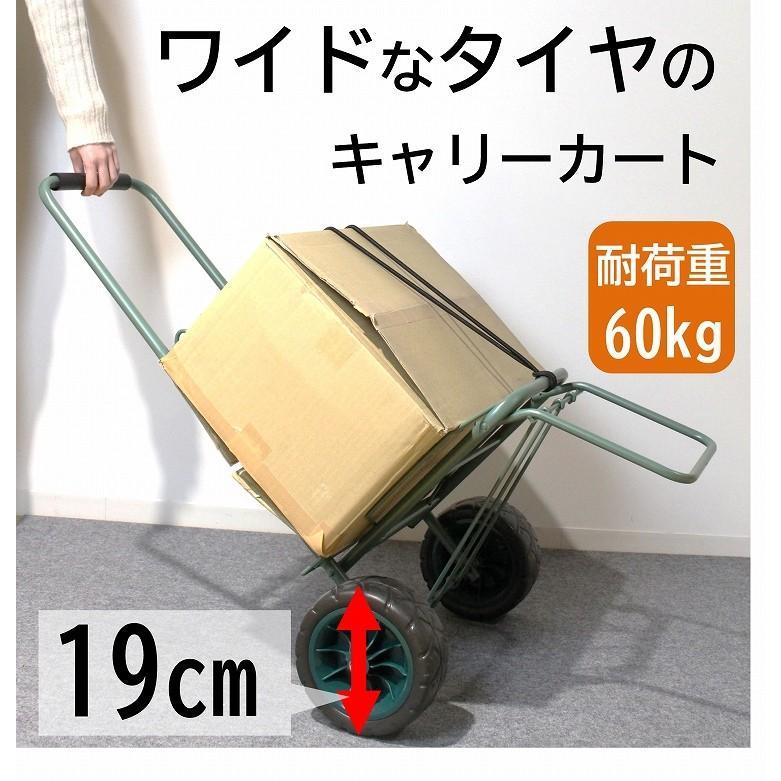 キャリーカート 耐荷重60kg ハンドキャリー コンパクト 折りたたみ