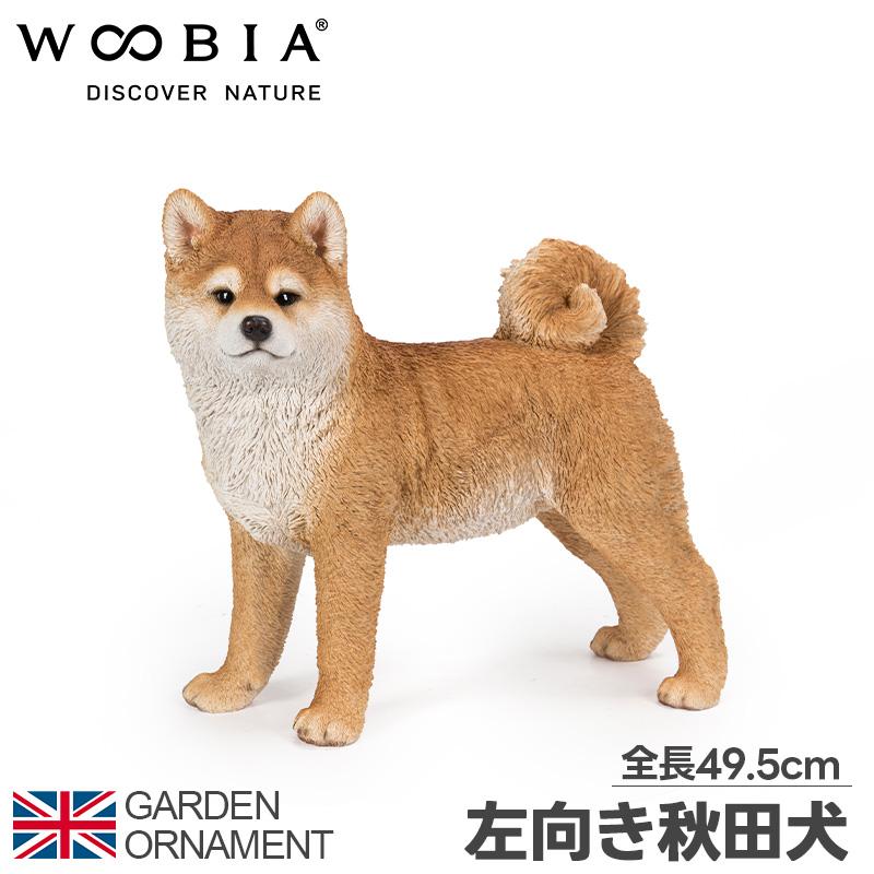 秋田犬 犬 いぬ オブジェ オーナメント ガーデンオーナメント 置物