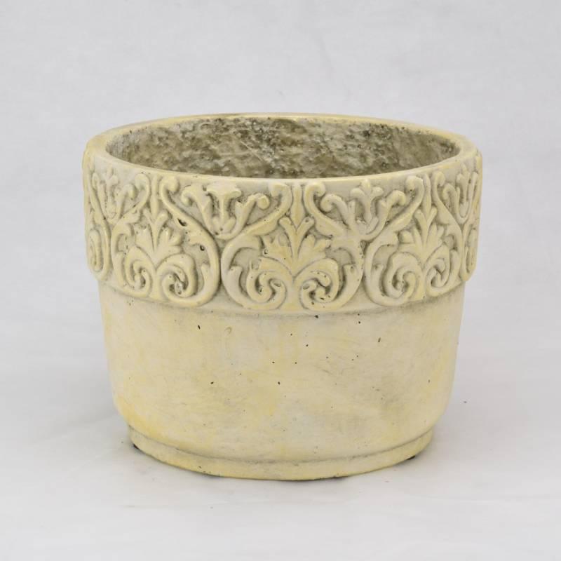 ガーデンアンティーク風インテリア 流木風作り込鉢置台 フラワー・リース 