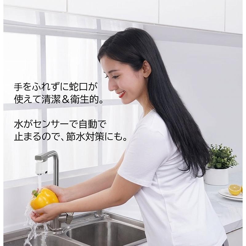 タッチレス水栓 後付け 蛇口 手をかざすだけ 自動 センサー式 タッチレス水栓 後付け 蛇口 手をかざすだけ 自動 センサー式