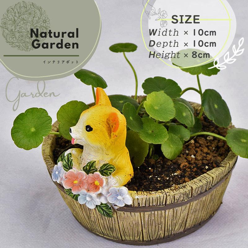 犬 インテリアポット 鉢カバー かわいい 動物 プランター 植木鉢 ナチュラル おしゃれ ガーデニング 置物 オブジェ R7a9k2 Kaguwashiki 通販 Yahoo ショッピング