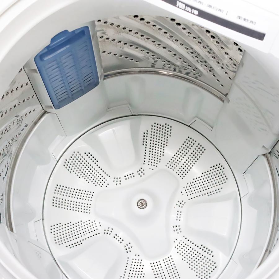 中古/屋内搬入付 全自動洗濯機 縦型 7kg エコナビ 極美品 30日保証 Panasonic NA-FA70H5-P 自動おそう
