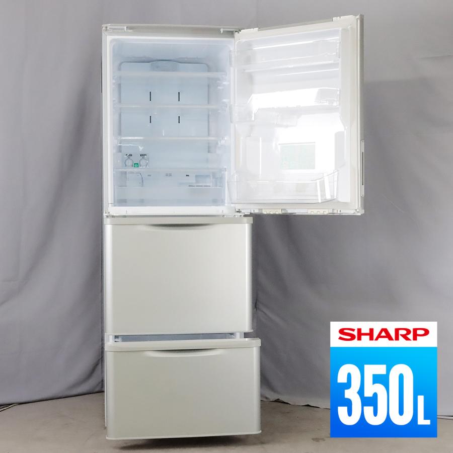 熱販売 京都付近限定 シャープ ノンフロン冷凍冷蔵庫 SJ-C14D-W 2018 