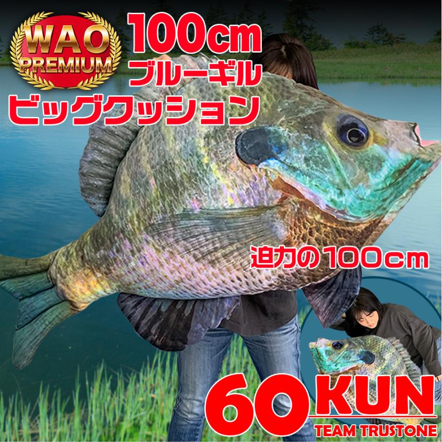 Tt 12 60kun 100cm ブルーギルクッション クッション バス釣り バス 釣り 魚 釣り C92 Waoショップ Premium 通販 Yahoo ショッピング