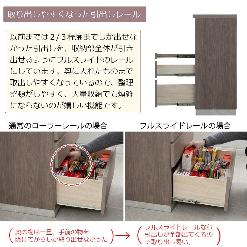 送料無料（一部地域を除く）0041st【グレージュ色 キッチンカウンター 
