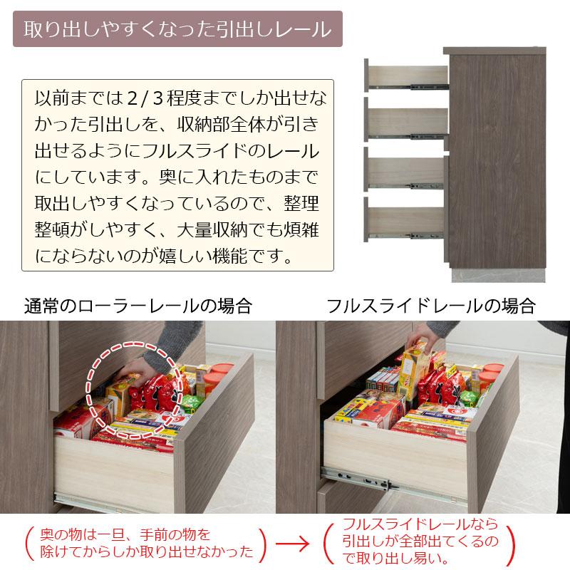 送料無料（一部地域を除く）0042st【グレージュ色 キッチンカウンター