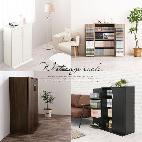 ぼん家具 【完成品】本棚 収納棚 おしゃれ 大容量 扉付き ぼん家具 【完成品】本棚 収納棚 おしゃれ 大容量 扉付き
