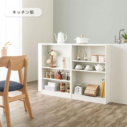 【完成品】本棚 収納棚 カラーボックス 大容量 スリム コミックラック おしゃれ 薄型 収納 約 奥行17 4段 ラック A4 幅60 棚 漫画 CD DVD コンパクト 可動棚 | ぼん家具 | 19