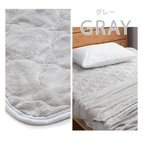 ぼん家具 敷きパッド ダブル 140×200 ベッドパッド 敷き毛布 冬