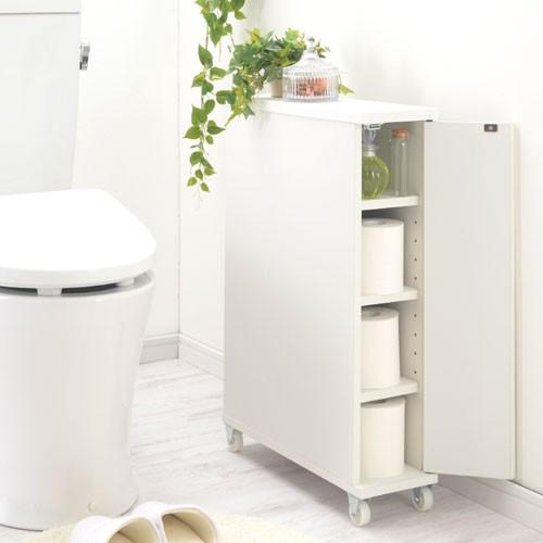 トイレラック スリム ラック キャスター 収納棚 トイレットペーパー 約 収納 全店販売中 おしゃれ スリムラック 12ロール