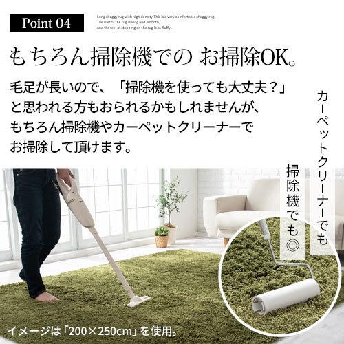 ぼん家具 ラグ ラグマット カーペット 洗える シャギーラグ 絨毯 北欧