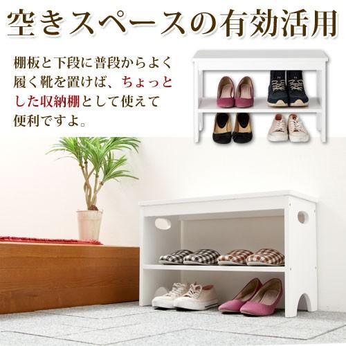 ぼん家具 【完成品設置付き】玄関ベンチ 玄関収納 収納ベンチ シューズ
