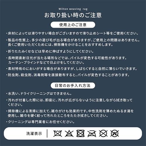ラグ ウィルトン カーペット 冬 ウィルトンラグ 絨毯 ラグマット ホットカーペット対応 床暖房対応 こたつ敷き リビング 長方形 3.2畳 200×250cm_17