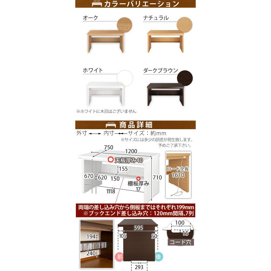 ぼん家具 パソコンデスク デスク 机 オフィスデスク パソコン 120 pc