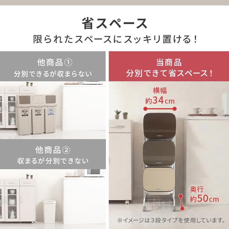 ぼん家具 ゴミ箱 ダストボックス おしゃれ 分別 スリム 縦型 ごみ箱