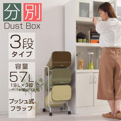 ぼん家具 ゴミ箱 ダストボックス おしゃれ 分別 スリム 縦型 ごみ箱