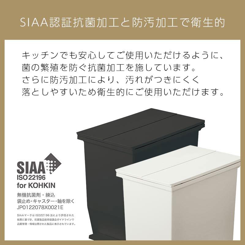 ぼん家具 分別ごみ箱 20L 2個セット ペダル式ゴミ箱 ダストボックス