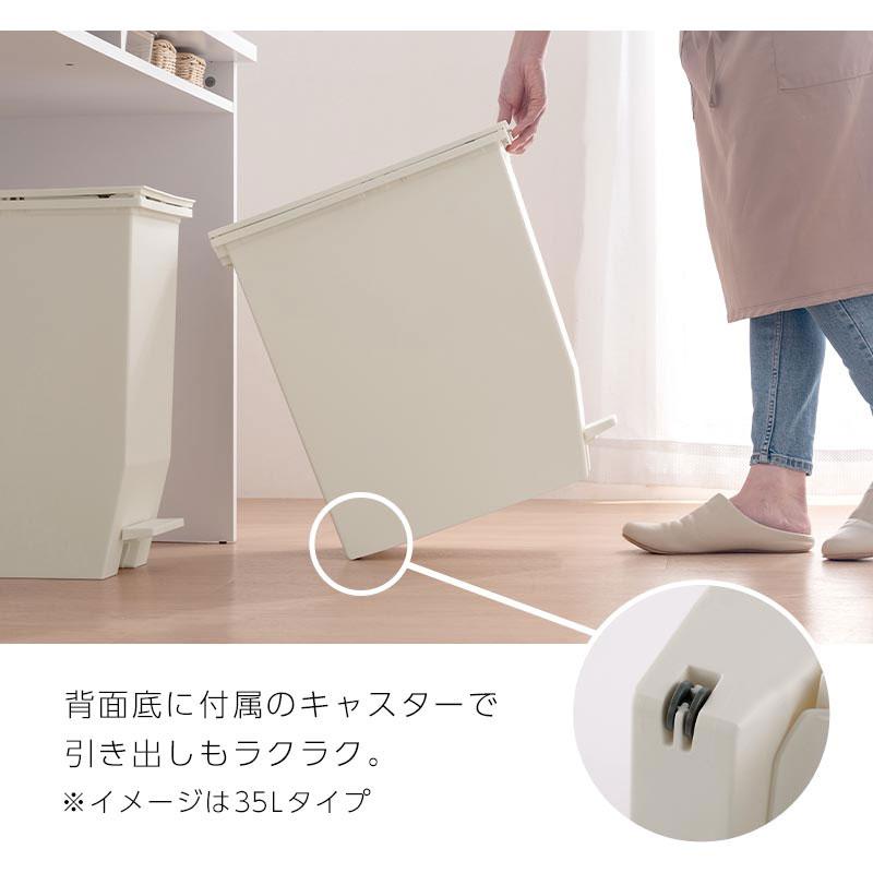 ぼん家具 分別ごみ箱 20L 2個セット ペダル式ゴミ箱 ダストボックス