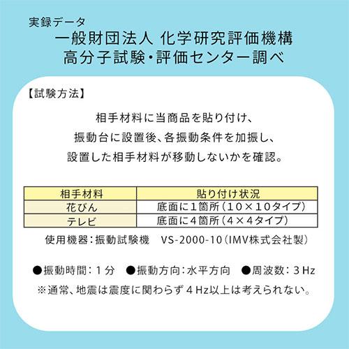 耐震マット 40×40 耐震グッズ 転倒防止マット 耐震シート 耐震シール 耐震パッド 地震対策 防災グッズ 転倒防止 家具 耐震 ジェル 地震 滑り止め おしゃれ | ぼん家具 | 15