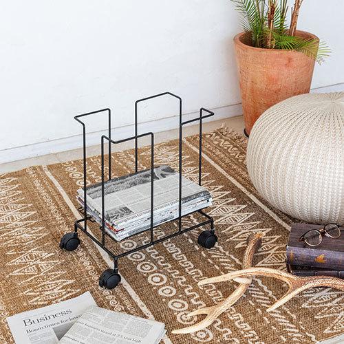 超ポイントアップ祭 新聞 ストッカー 新聞ストッカー キャスター 新聞紙 ラック スチール おしゃれ 新聞入れ 新聞収納 かご 収納 オフィス 雑誌ラック 古新聞 古紙 マガジンラック3 980円 Aynaelda Com