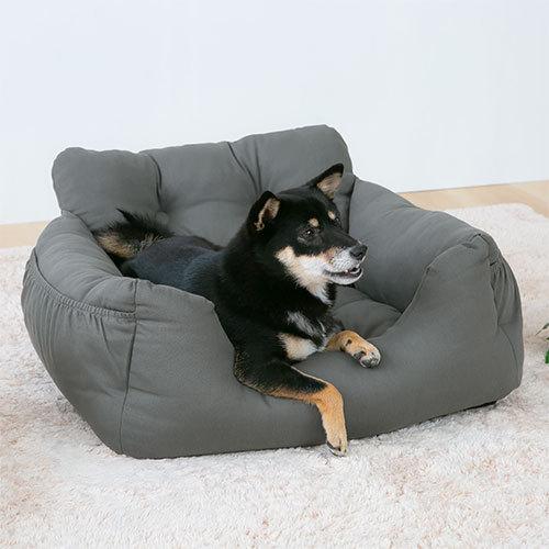 ドライブベッド 犬 ふわふわ ペットベッド 車用 Lサイズ 布製 ポケット クッション 滑り止め付き ペットソファー 無地 犬ベッド イヌ 猫 動物用 ゲキカグ Paypayモール店 通販 Paypayモール