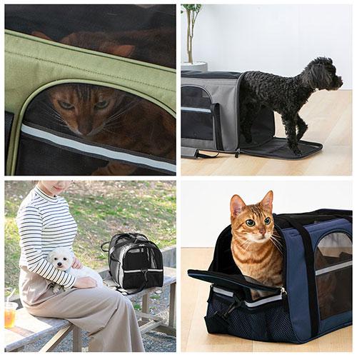 SHIPOPO ペットキャリーバッグ 犬 猫 2WAY ペットキャリー キャリー