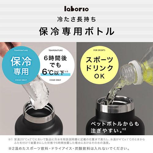 laborio 水筒 980ml ステンレスボトル ストロー付き 保冷 ストロー